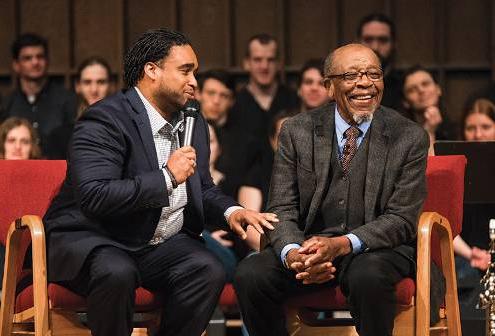 John M. Perkins visits campus