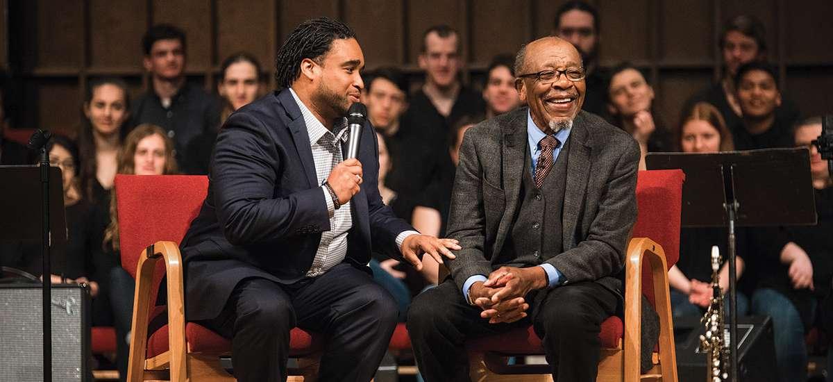 John M. Perkins visits campus